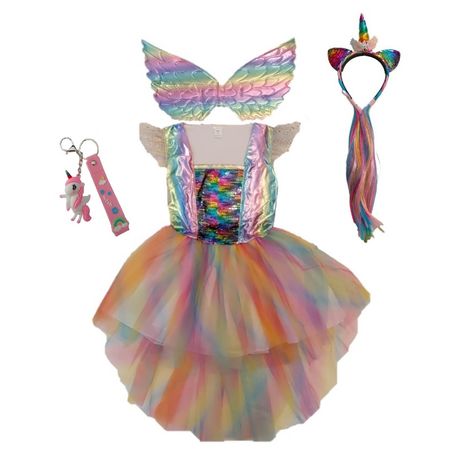 Unicorn dress hotsell up outfit