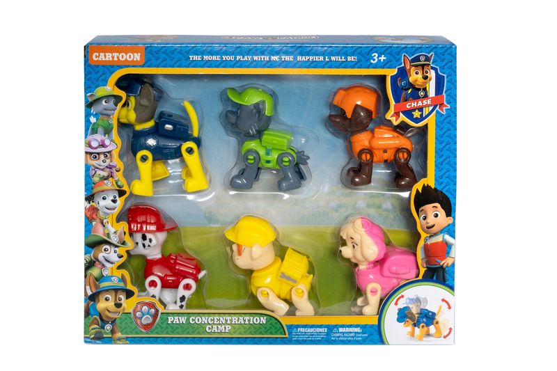 Paw Patrol Figurine Set 6 Piece
