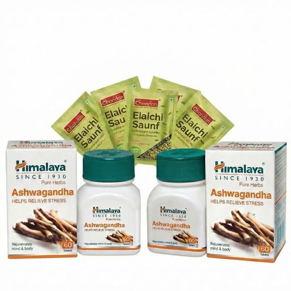 Ashwagandha Tablets - Double Supply / 120 Tablets - Stress/Fatigue/Mental