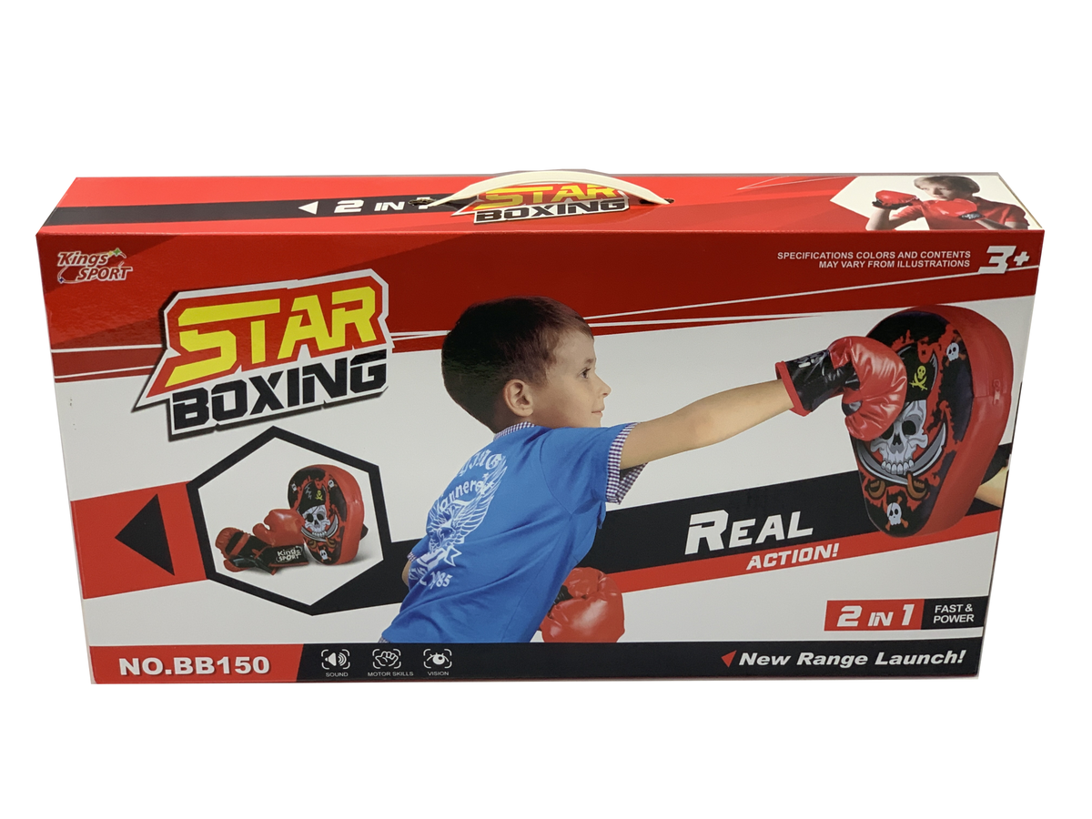 2 IN 1 Star Boxing Toy Set with Gloves and Punching Bag | Shop Today ...