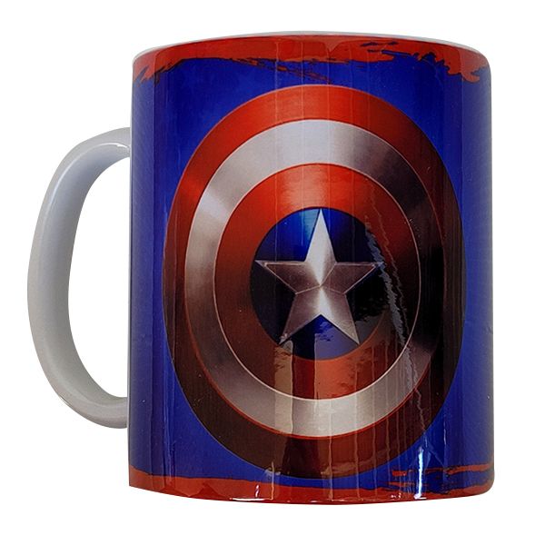 Captain America Superhero - Blue Comic Coffee Mug 