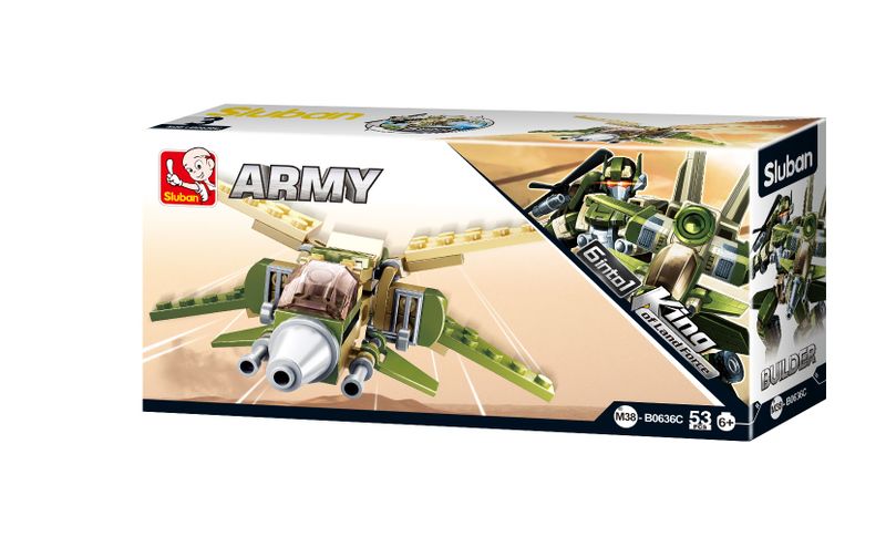 Sluban Army Landforces ( 53 Pieces)