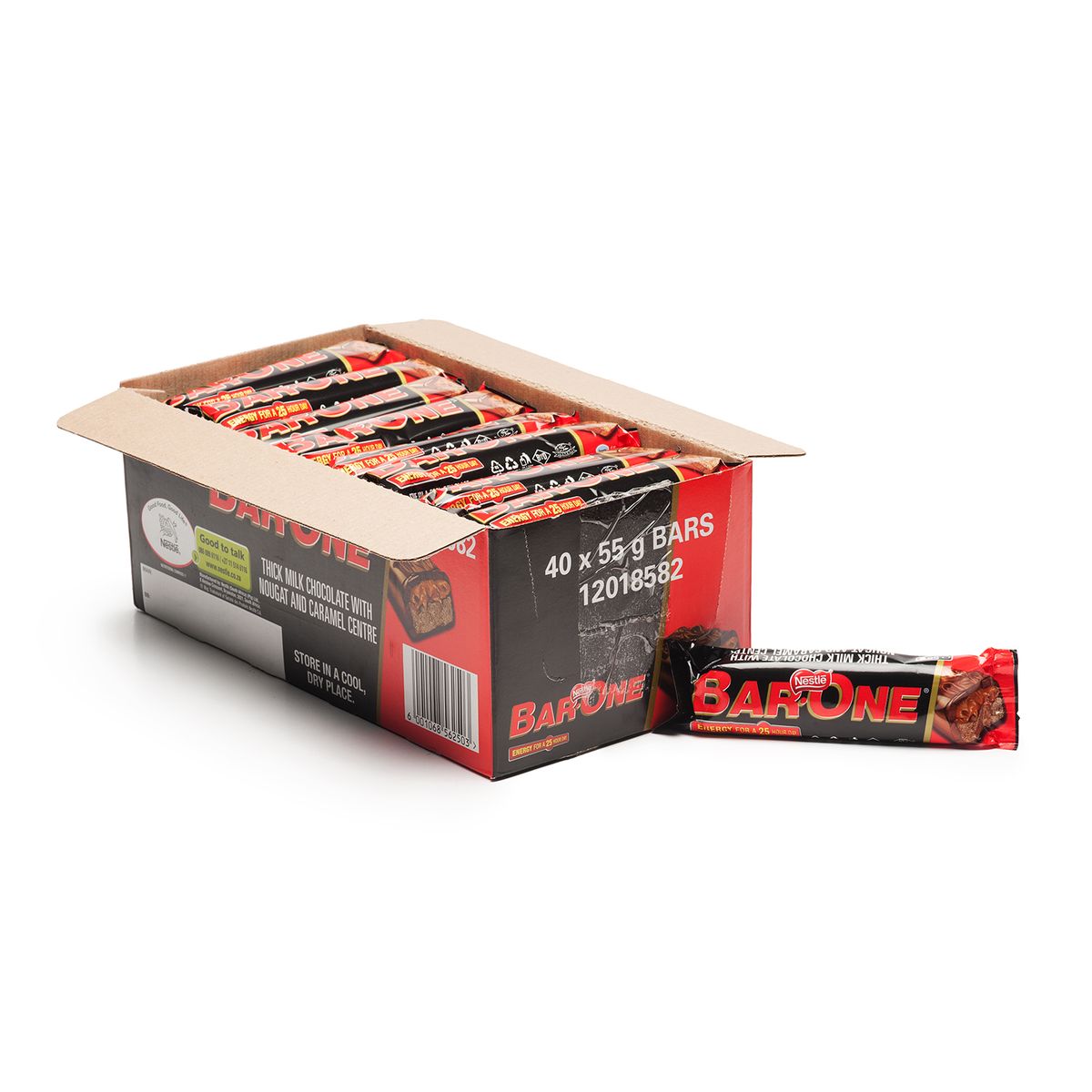 Nestle Bar One Box of 40 x 55g Bars Shop Today. Get it Tomorrow