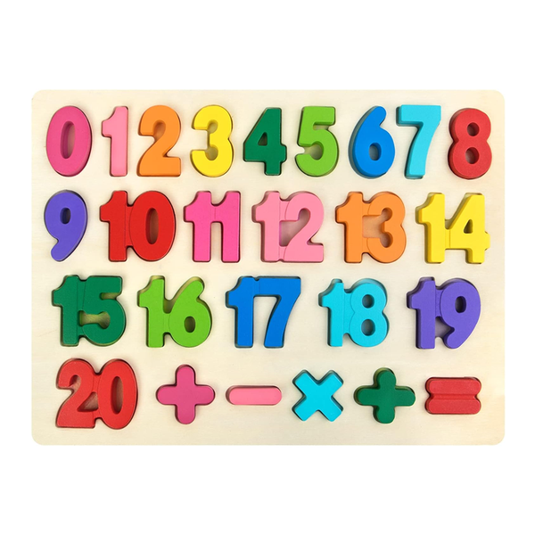 Toddlers Wooden Number Puzzle - KL-14003