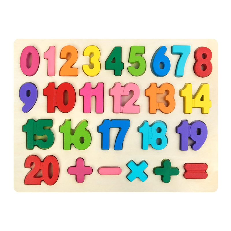 Toddlers Wooden Number Puzzle - KL-14003 | Shop Today. Get it Tomorrow ...