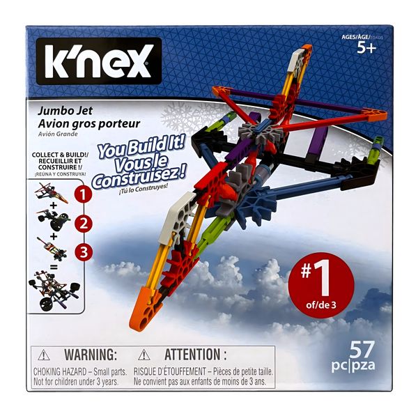 Knex - Jumbo Jet Building Set - 57 Pieces