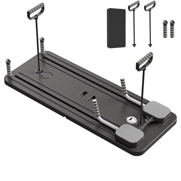 6 in 1 Pilates Board Pilates Reformer Set Multi-Purpose Foldable Pilates