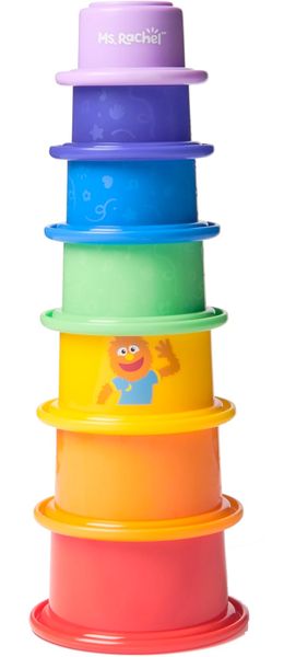 Ms. Rachel Official Rainbow Stacking Cups (7 Pack)