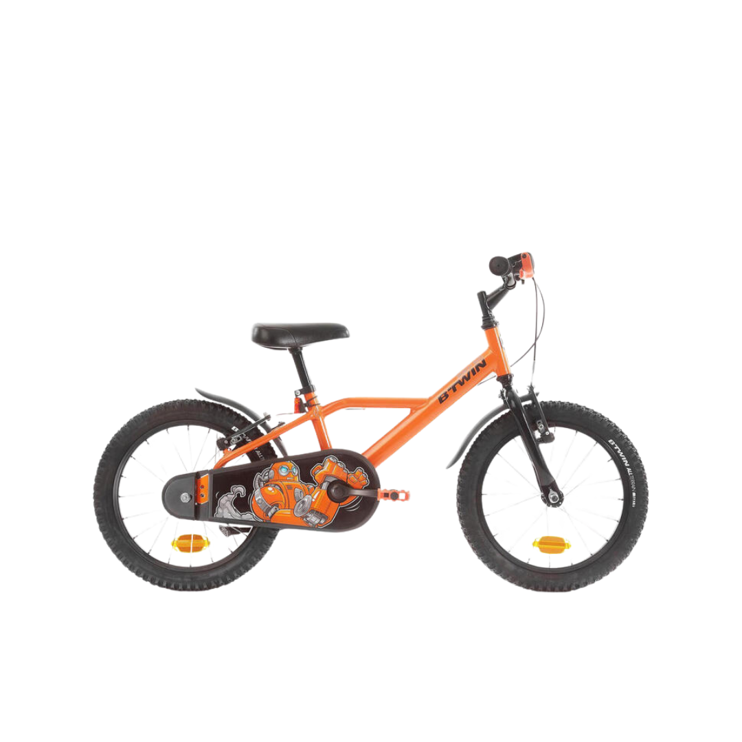 btwin cycle orange