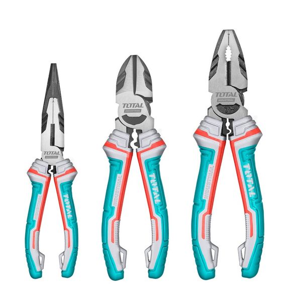 Total Tools 3 Piece Plier Set - High Leverage