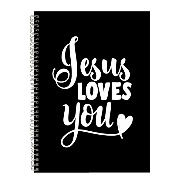 jesus Loves You Christian Writing Book Notepad Notebook Gift A4.402