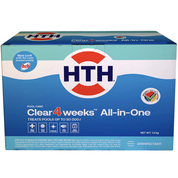 HTH - Clear 4 Weeks All-in-One Pool Care 1.2kg