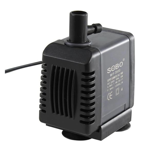 SOBO Submersible Water Pump. 15w, 880 L/H, Max Height 1.2m