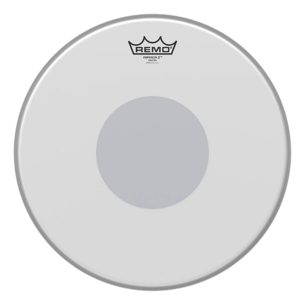 Remo BX-0114-10 14" Emperor X Coated Snare Drumhead - Bottom Black Dot