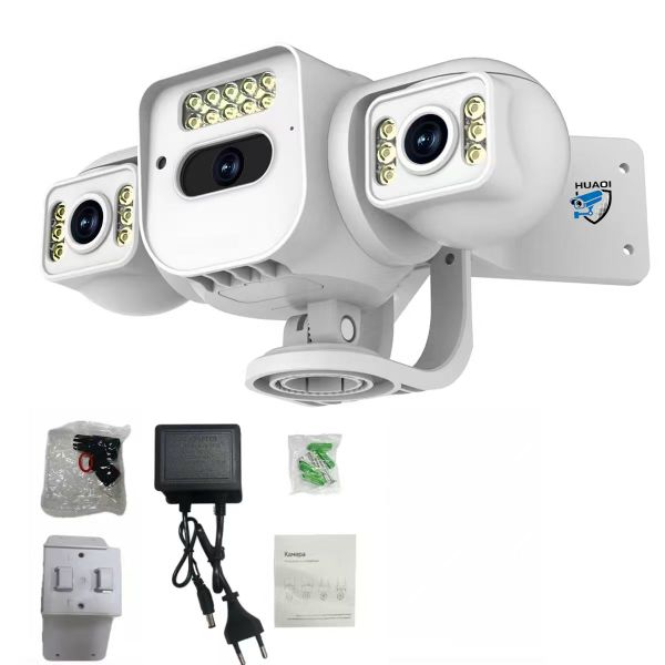 Wifi Security Cameras System + 3 Screens + YOOSEE + IP66 + two way + HUAOI