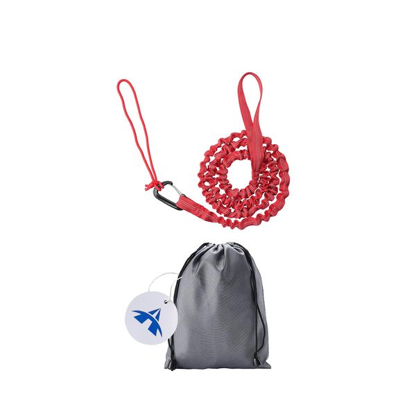 Bike Elastic Tow Rope Bike Cycling Bungee Tow Rope with Carabiner