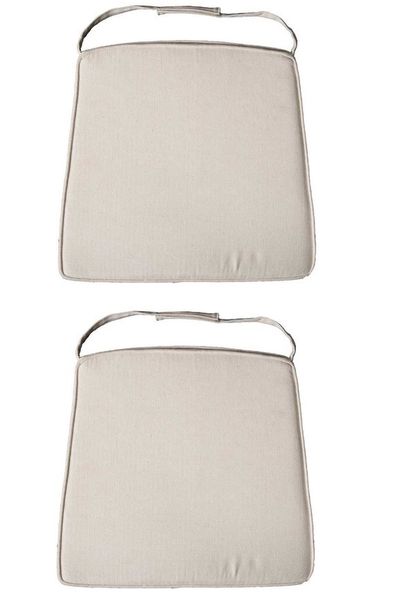 Set of 2 Padded Chair Cushions