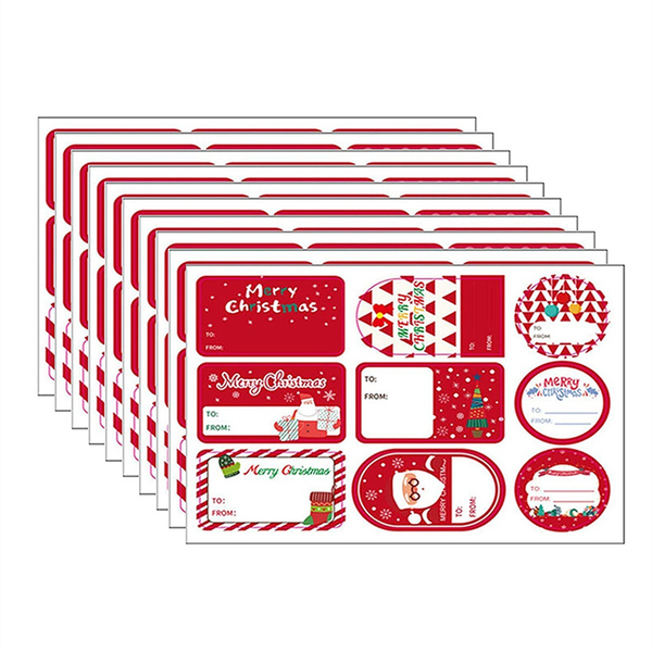 Christmas-Gift Labels Gift Stickers, Christmas-Gift Name Tags
