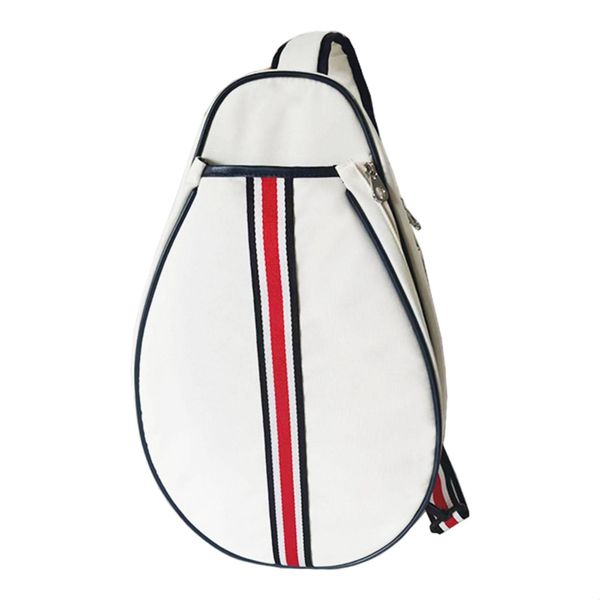 Tennis Bag Smooth Zipper Water Resistant Travel Pouch Portable Paddle