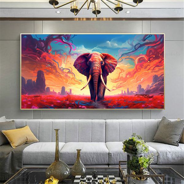 Canvas Wall Decor - Elephant Explorer - 0587