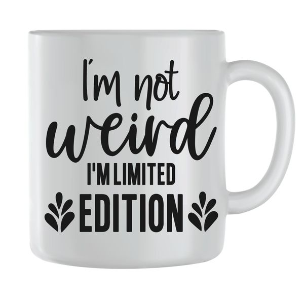 Limited Coffee Mugs for Men Women Funny Quotes Graphic Sayings Cup Gift 214