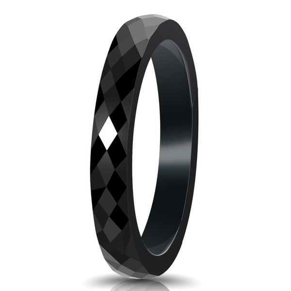Ceramics Ring Men Jewelry Geometry Rings