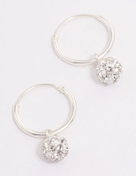 Sterling Silver Hoop Earrings 12mm