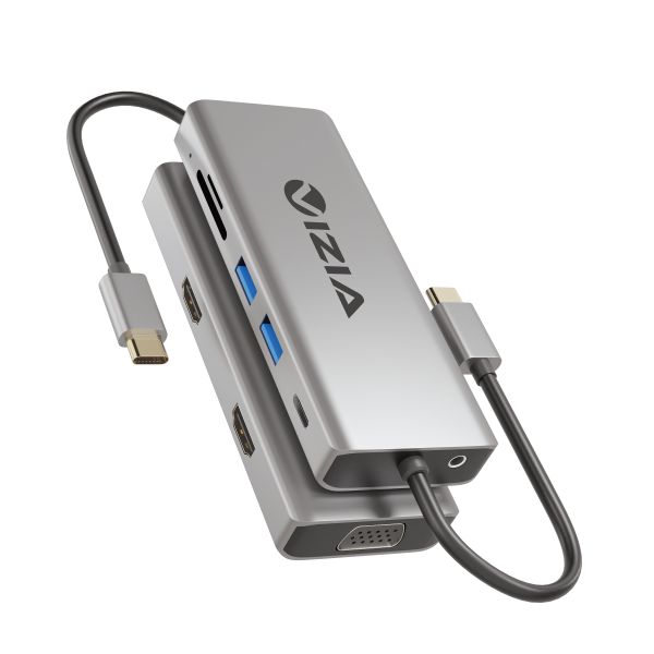 Vizia 9 in 1 USB C Hub for Apple and Windows