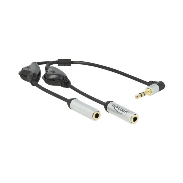 Delock Audio Splitter Stereo Jack Male to 2x Stereo Jack Female