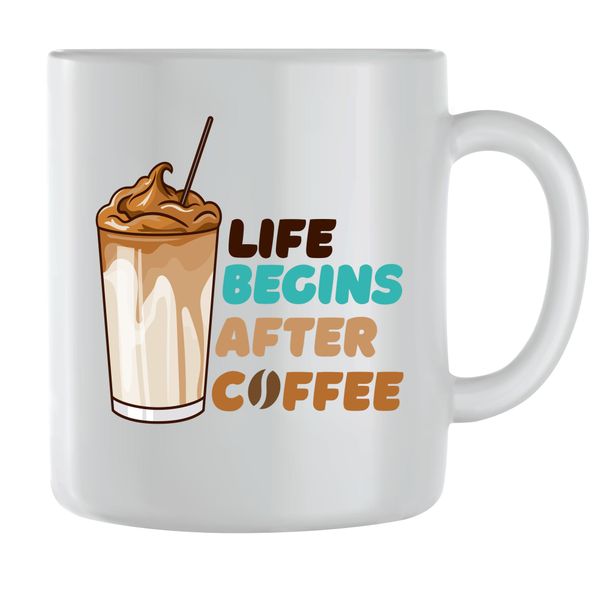 After Drink Coffee Mugs for Men Women Trendy Graphic Sayings Present 119