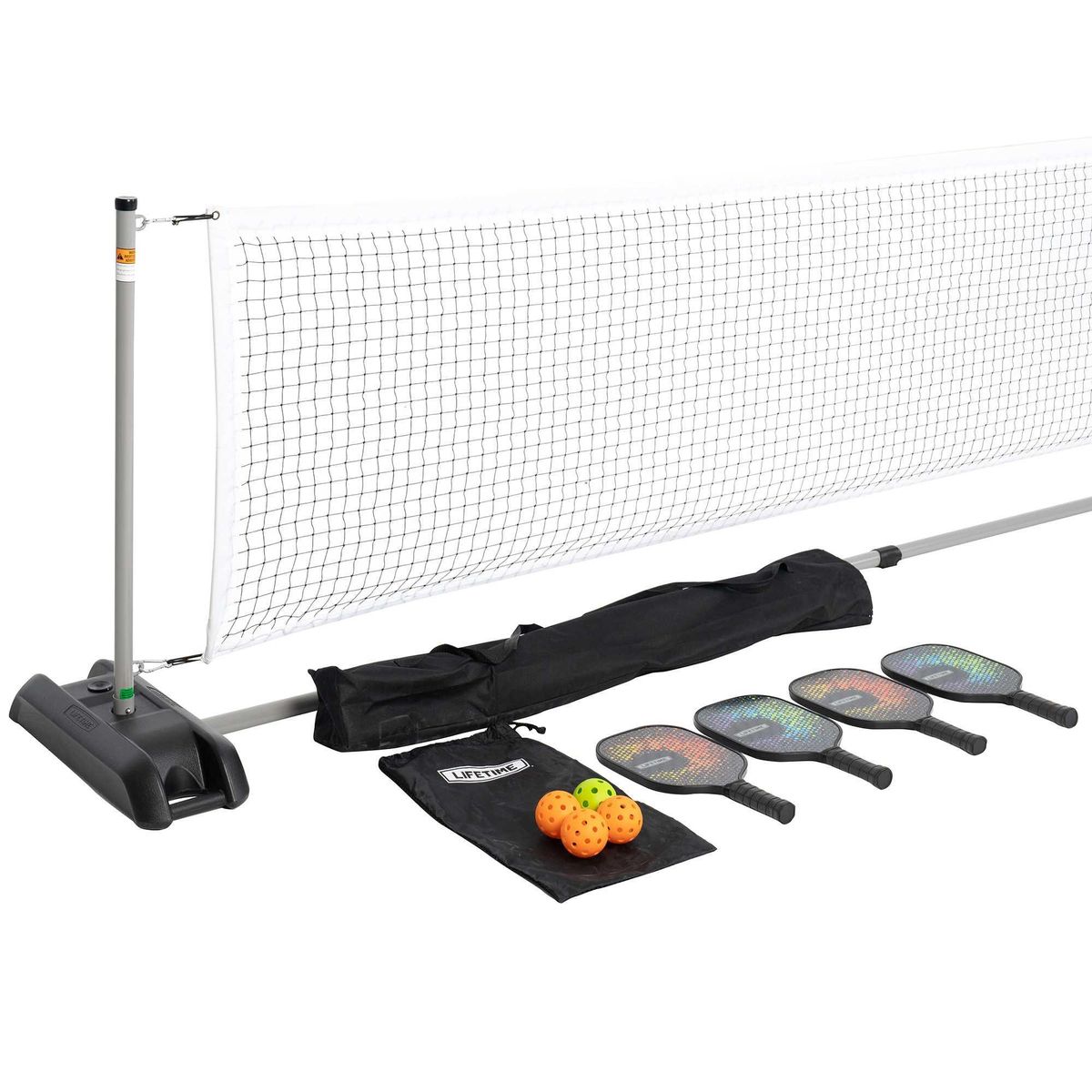 Lifetime Pro Pickleball Set - Net, 4xPaddles, 4xBalls and Bag