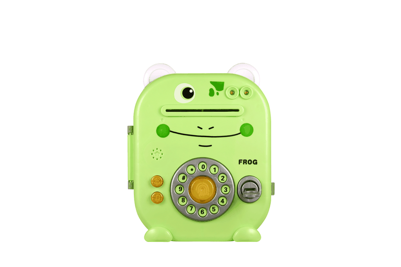 Volkano Kids Frog Series Money Saving Vault - Green