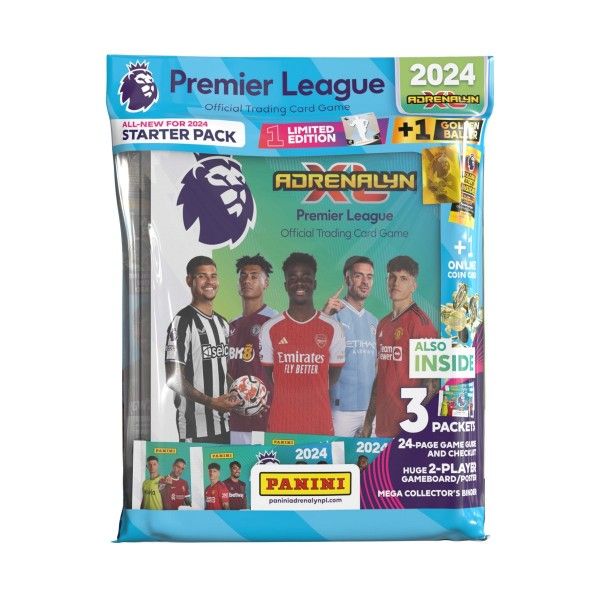 Panini 2024 Premier League Adrenalyn XL Trading Cards Starter Pack