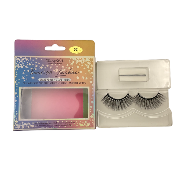 Bling Girl Self Adhesive Quick Press on eyelash #52