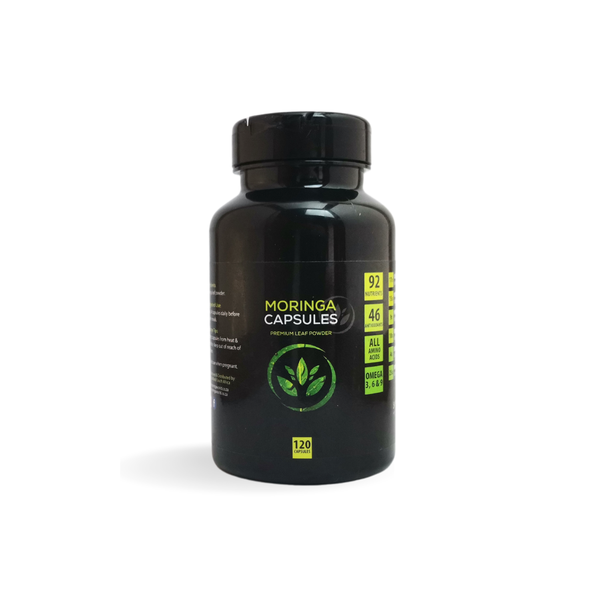 Moringa World - Moringa Leaf Powder Capsules (120 capsules)
