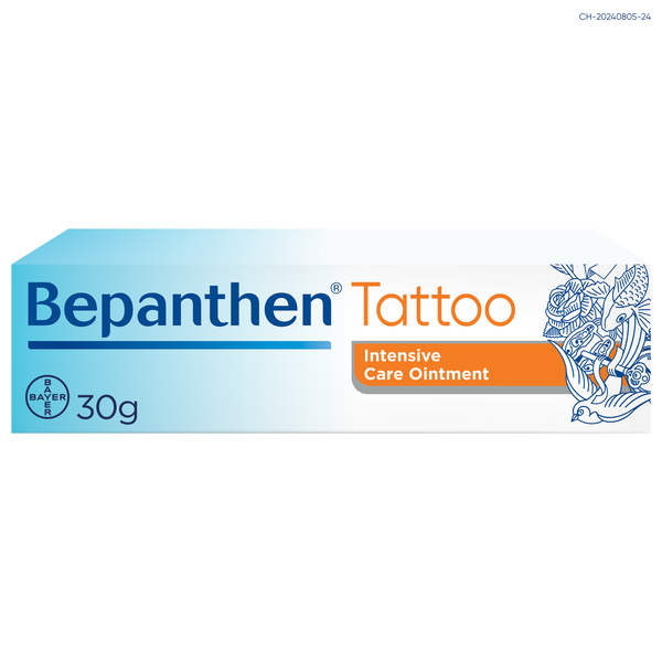 Bepanthen Adult Tattoo Ointment - Repairs, Protects &amp; Soothes Skin - 30g