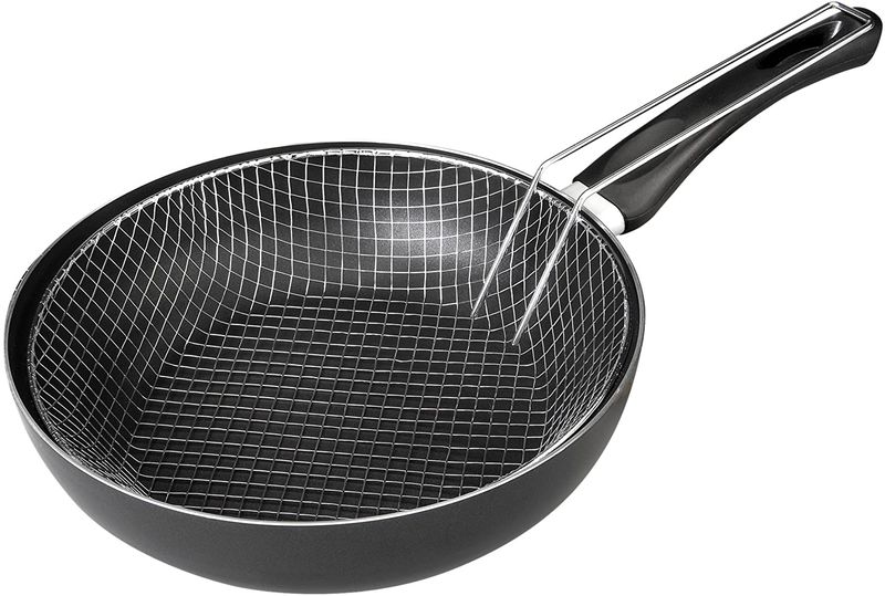 Ibili - 26cm Frying Pan with Fryer Basket