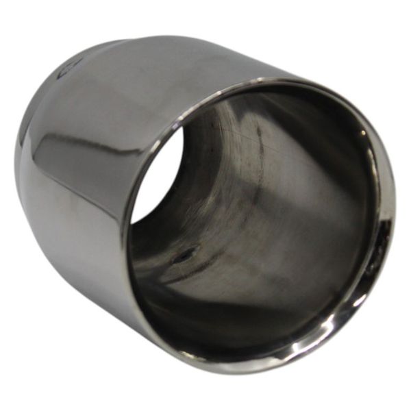 1X Racing Universal 90mm RP Exhaust Tail Pipe - Silver
