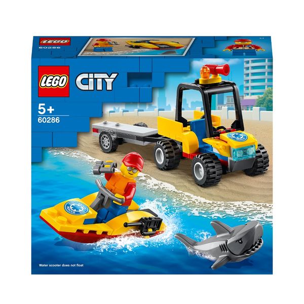 LEGO City Great Vehicles Beach Rescue ATV Toy 60286
