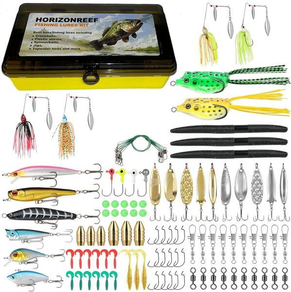 HORIZONREEF 102pc Fishing Lure Kit