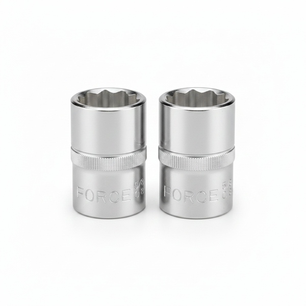 Force 5/8 Inch Bi-hexagonal Socket for 1/2 Inch Drive Tools - - 2 Pack