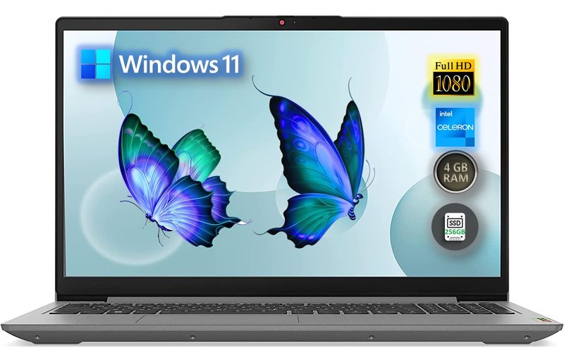 Lenovo IdeaPad 3 Celeron 4GB RAM,256GB SSD 15.6" Platinum Grey