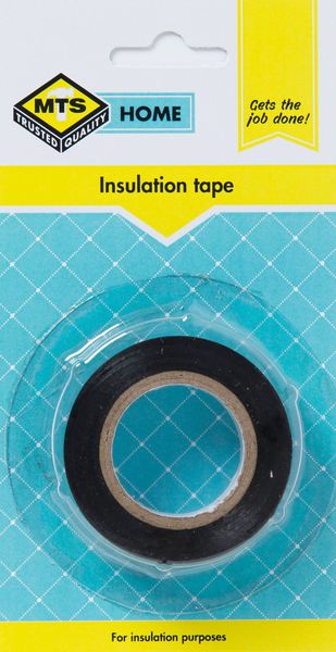 MTS Home Insulation Tape Black 10m