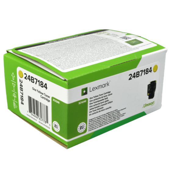 Lexmark 24B7184 Original Yellow Toner Cartridge M2640adwe, C235dw, C2425dw