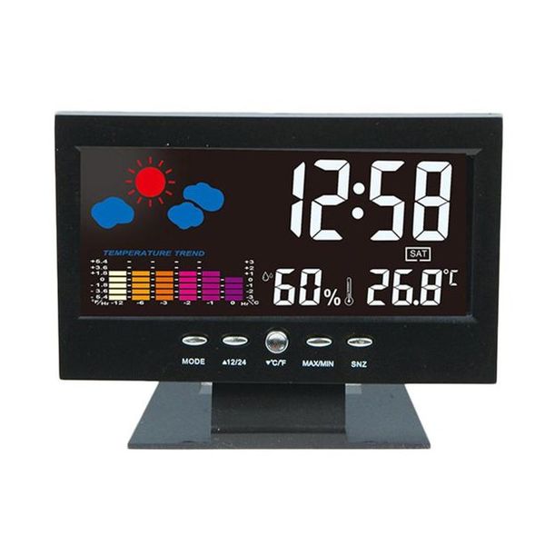 Color Screen Weather Forecast Calendar Alarm Clock