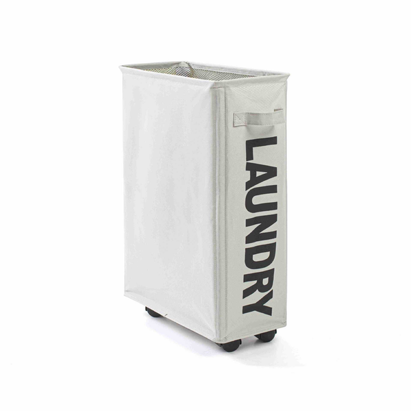 42L Collapsible Large Laundry Basket with Wheels