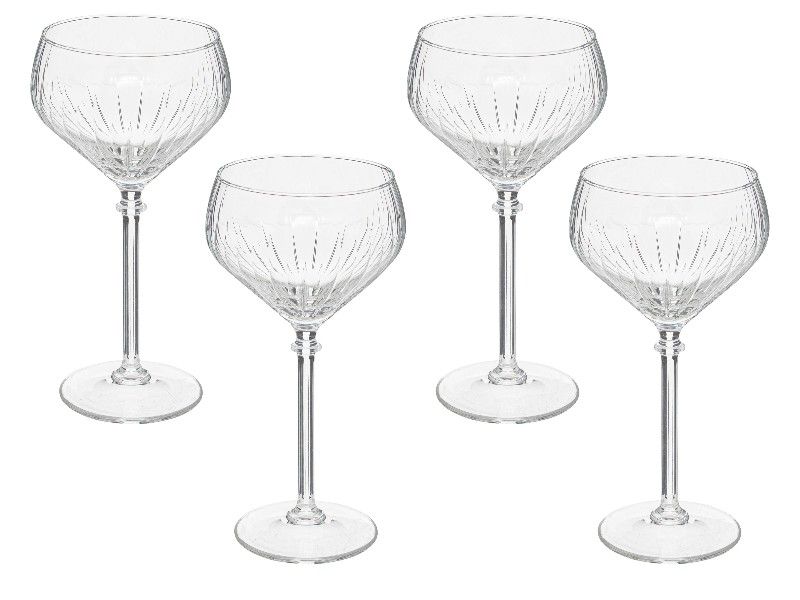 Secret de Gourmet Rounded Champagne Glass Set ×4