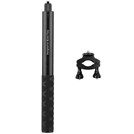 1.2m Invisible Selfie Stick with Clamp,Compatible with Insta360 X4/X3/GO3S Image