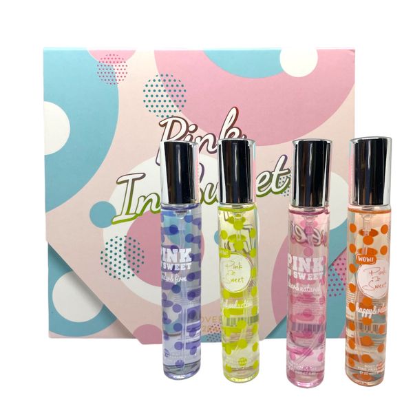 Pink In Sweet Polka Fragnace Perfume Spray Set - EDT