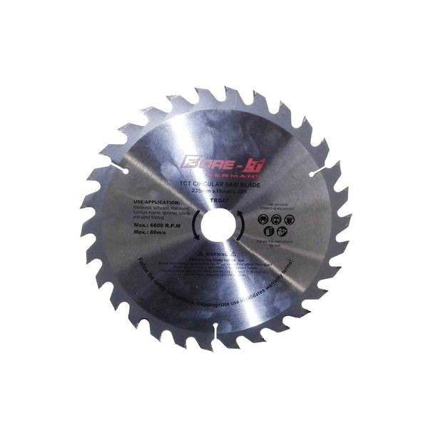 Bore-it - Circular Saw Blade - 235mm X 30t X 30/20/16b - 4 Pack